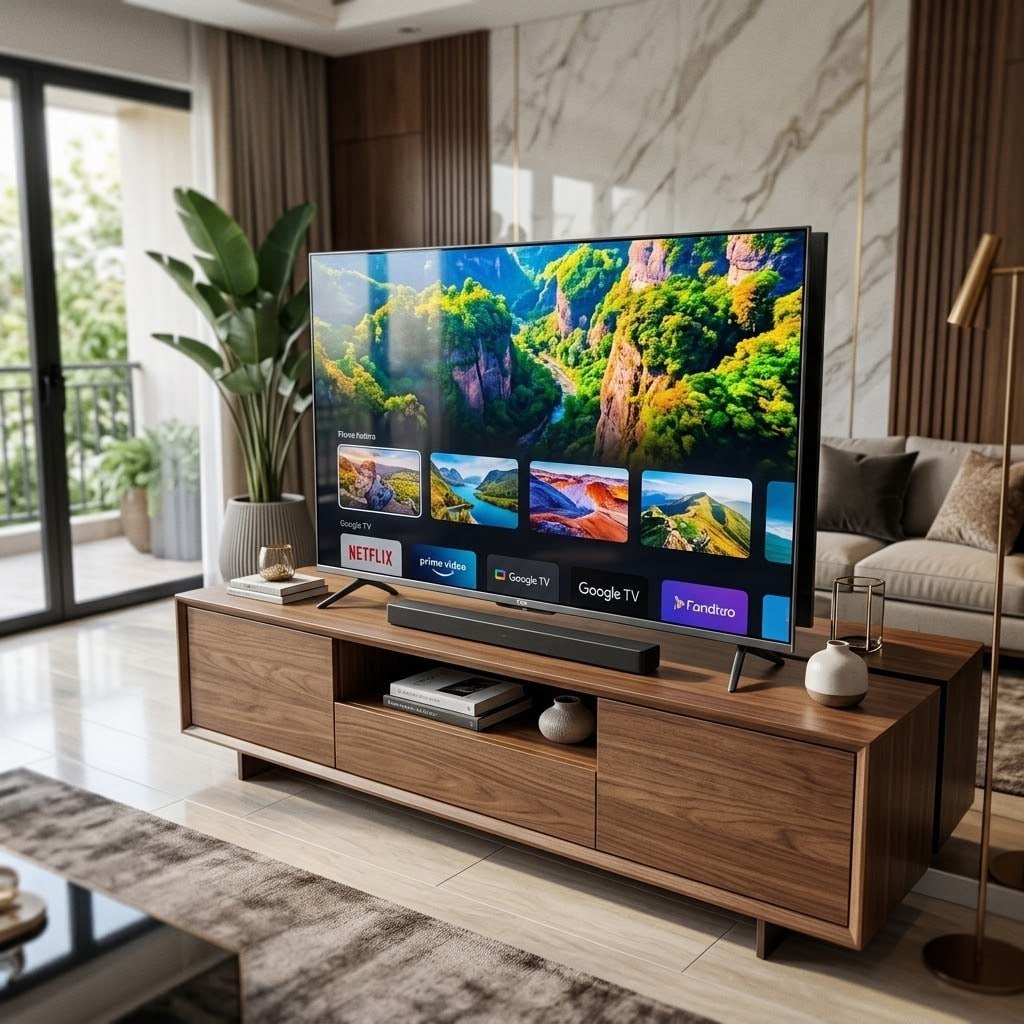 Smart TV 55" TCL 4K UHD MiniLED 55C6K 120Hz