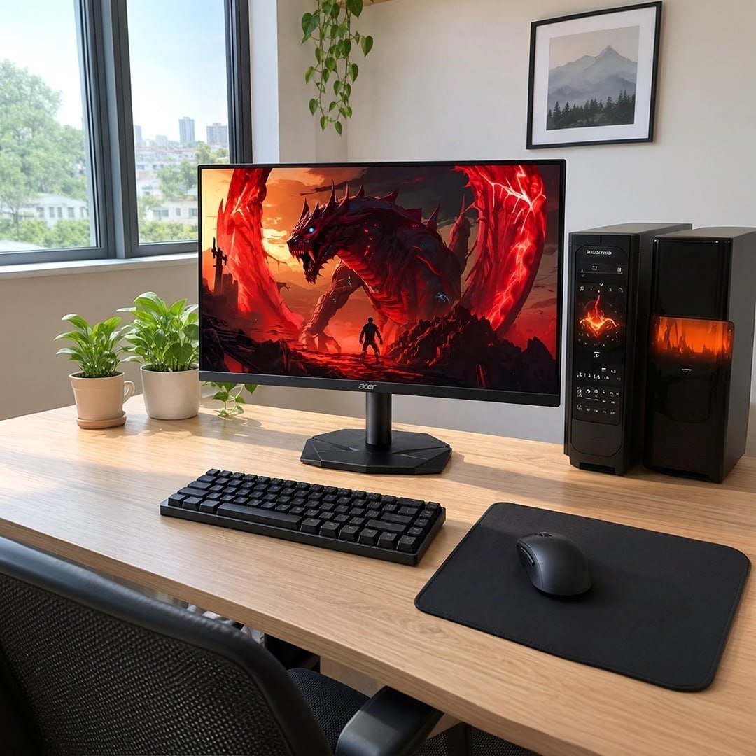 Monitor Gamer Acer Nitro 23.8 200hz 2ms Fhd Hdmi Ips Kg241y