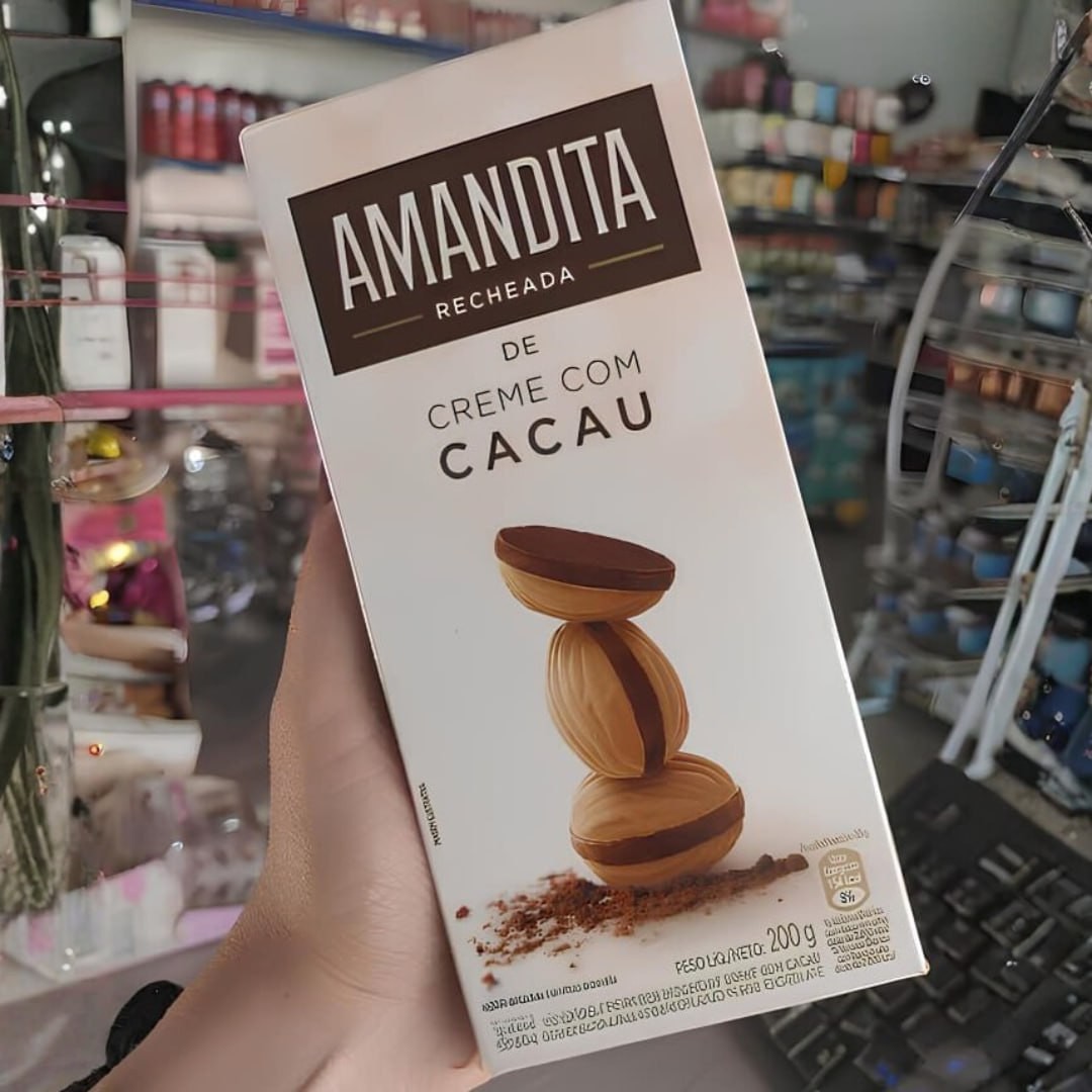 Wafer Recheado Amandita Sabor Chocolate 200g