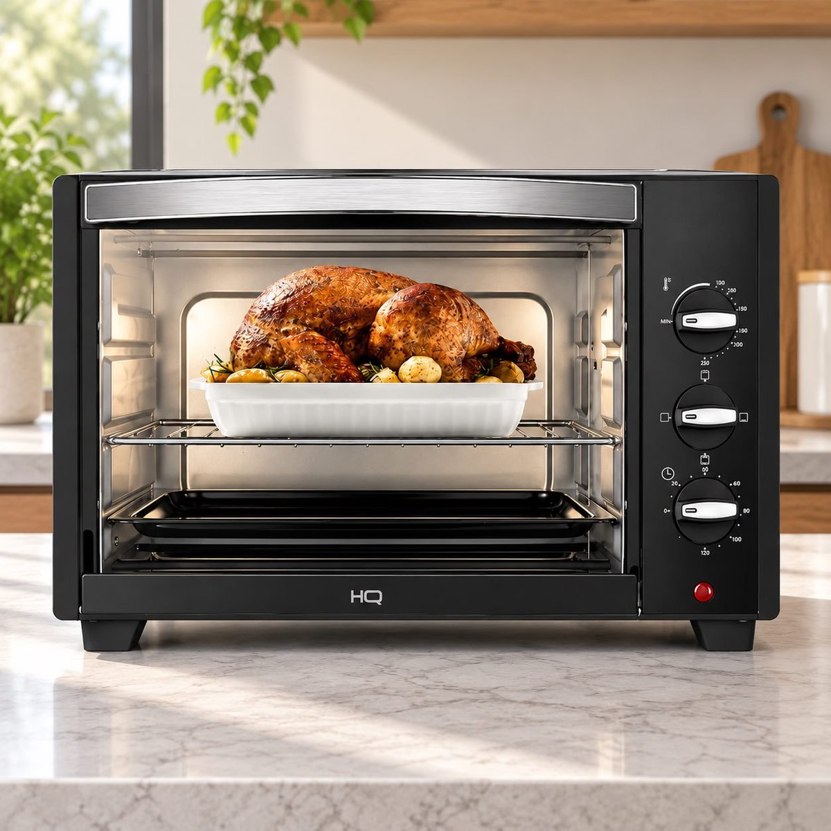 Forno Elétrico Hq 48d 2000w Preto 220v