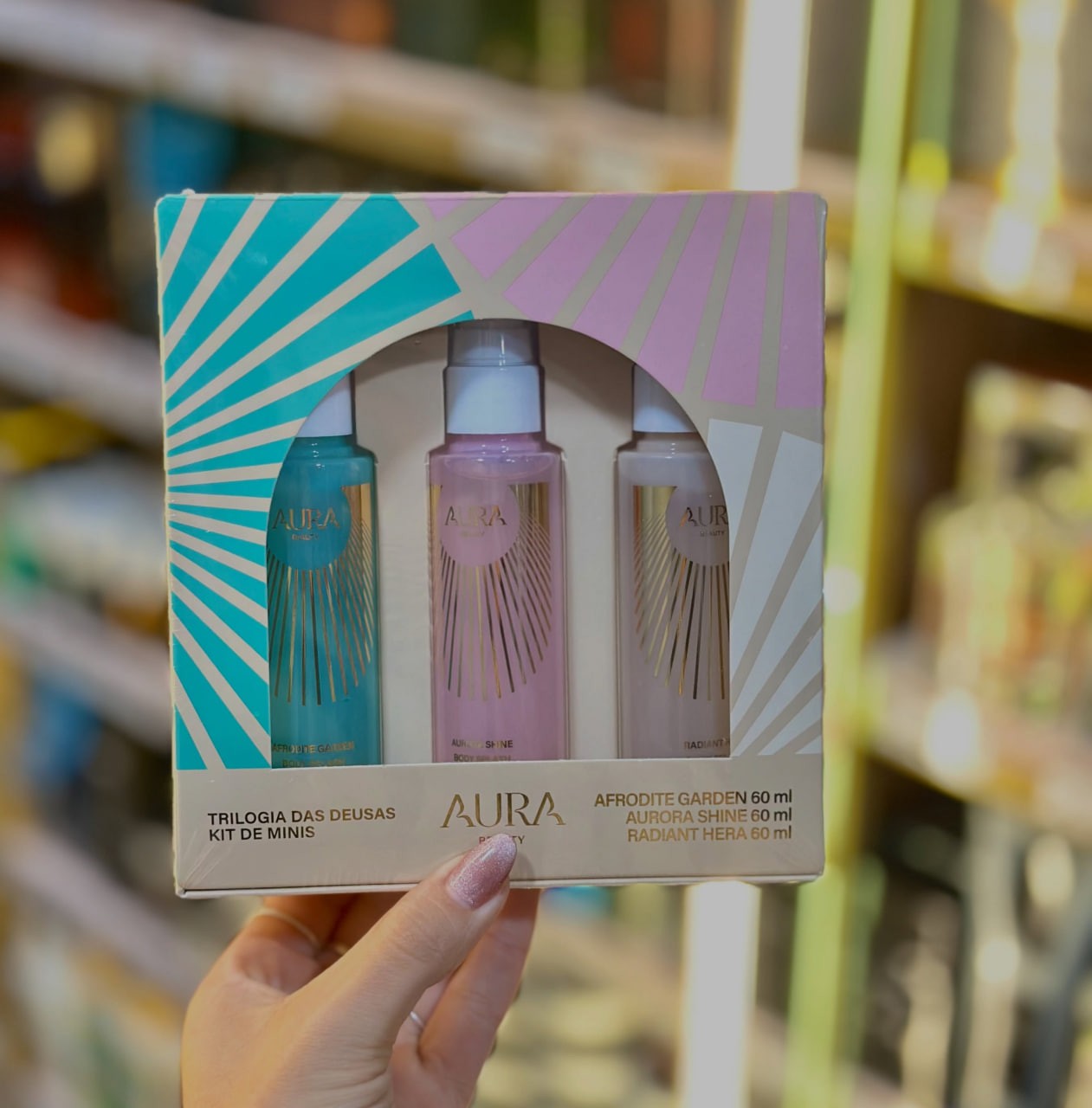 3 Body Splash Aura Trilogia Deusas 60ml