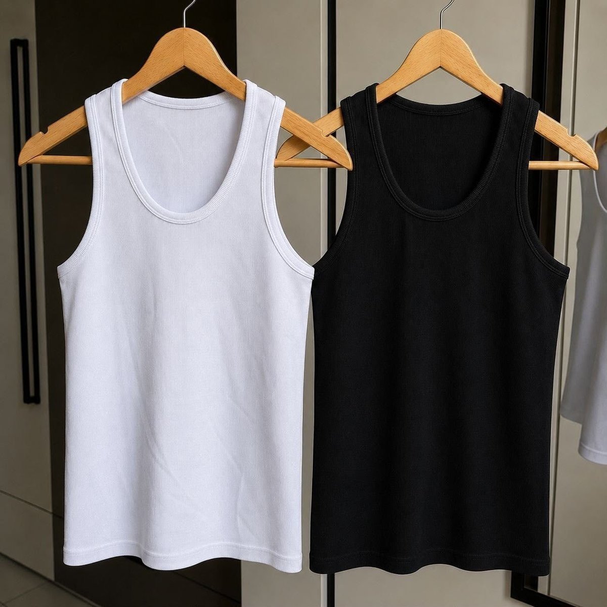 Kit 2 Regatas Americana Masculina Canelada