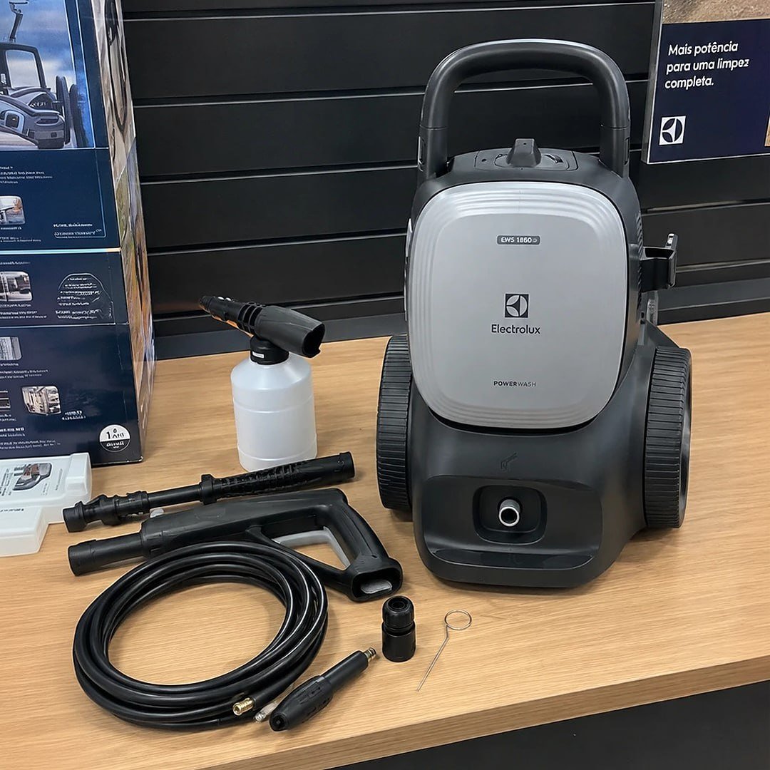 Electrolux Lavadora Alta Pressão PowerWash 1850PSI 1500W EWS1850 127V Cinza