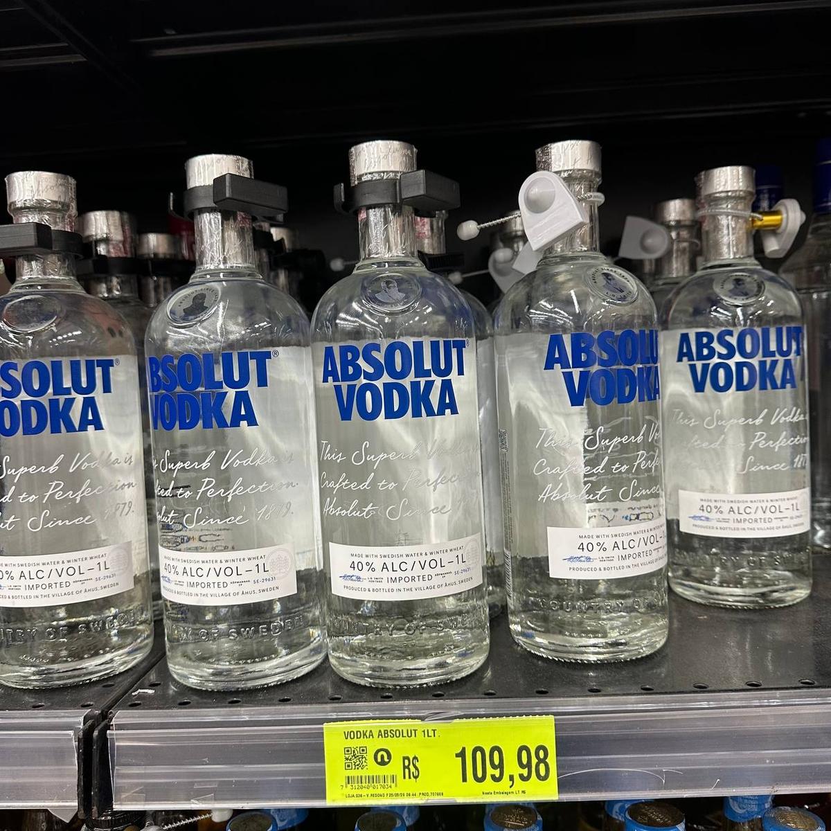 Absolut Vodka - 1 Litro