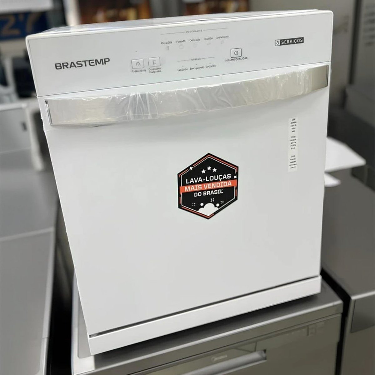Lava-Louças Brastemp 8 Serviços Branca - BLF08BB 220v
