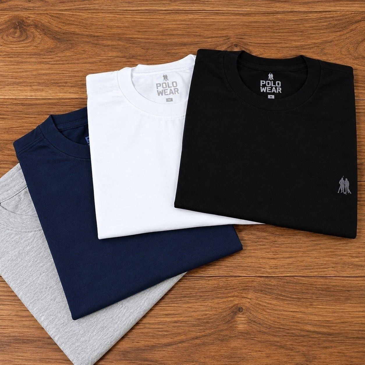 Kit com 4 Camisetas Polo Wear (P ao GG)