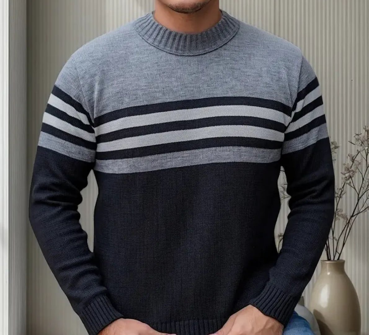 🧥 Suéter Tricot Masculino