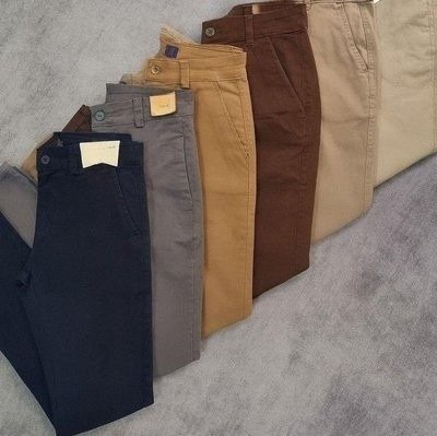 Calça Masculina Sarja Premium Esporte Fino Bolso Faca Lycra (38 ao 48)