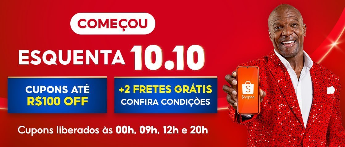 COMEÇOU O ESQUENTA 10.10 NA SHOPEE, APROVEITEM 😉