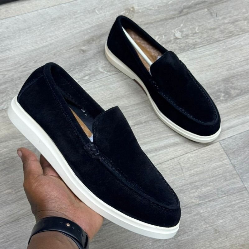 Mocassim Masculino Em Camurça Linha Esporte Fino Old Money (37 ao 44)