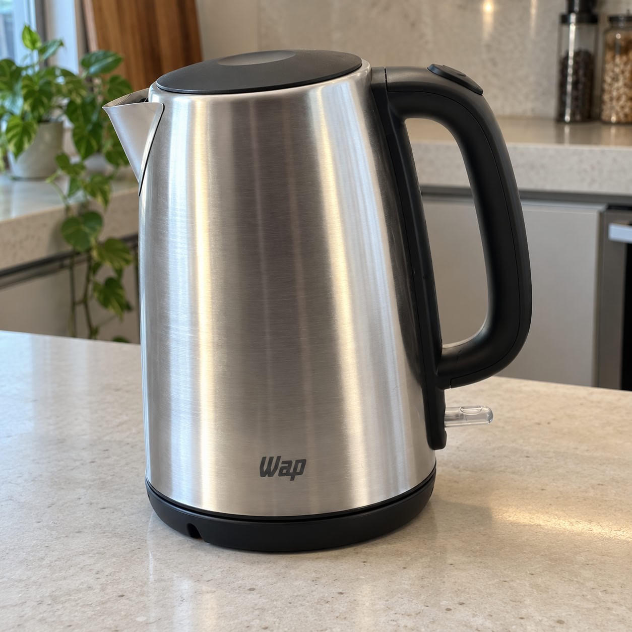 Chaleira Elétrica WAP WCE1 1,7L com Base Giratória 360° e Desligamento Automático
