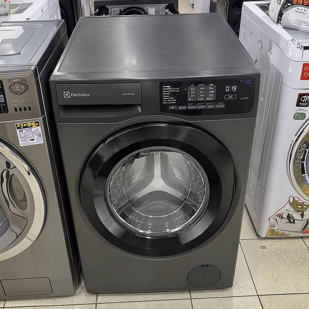 Lavadora De Roupas Electrolux Lfc12 12kg Cesto Inox Água