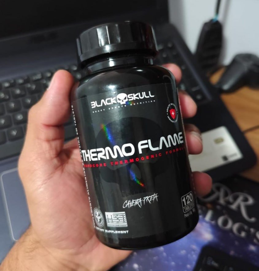 Thermo Flame, Black Skull, 120 Tablets