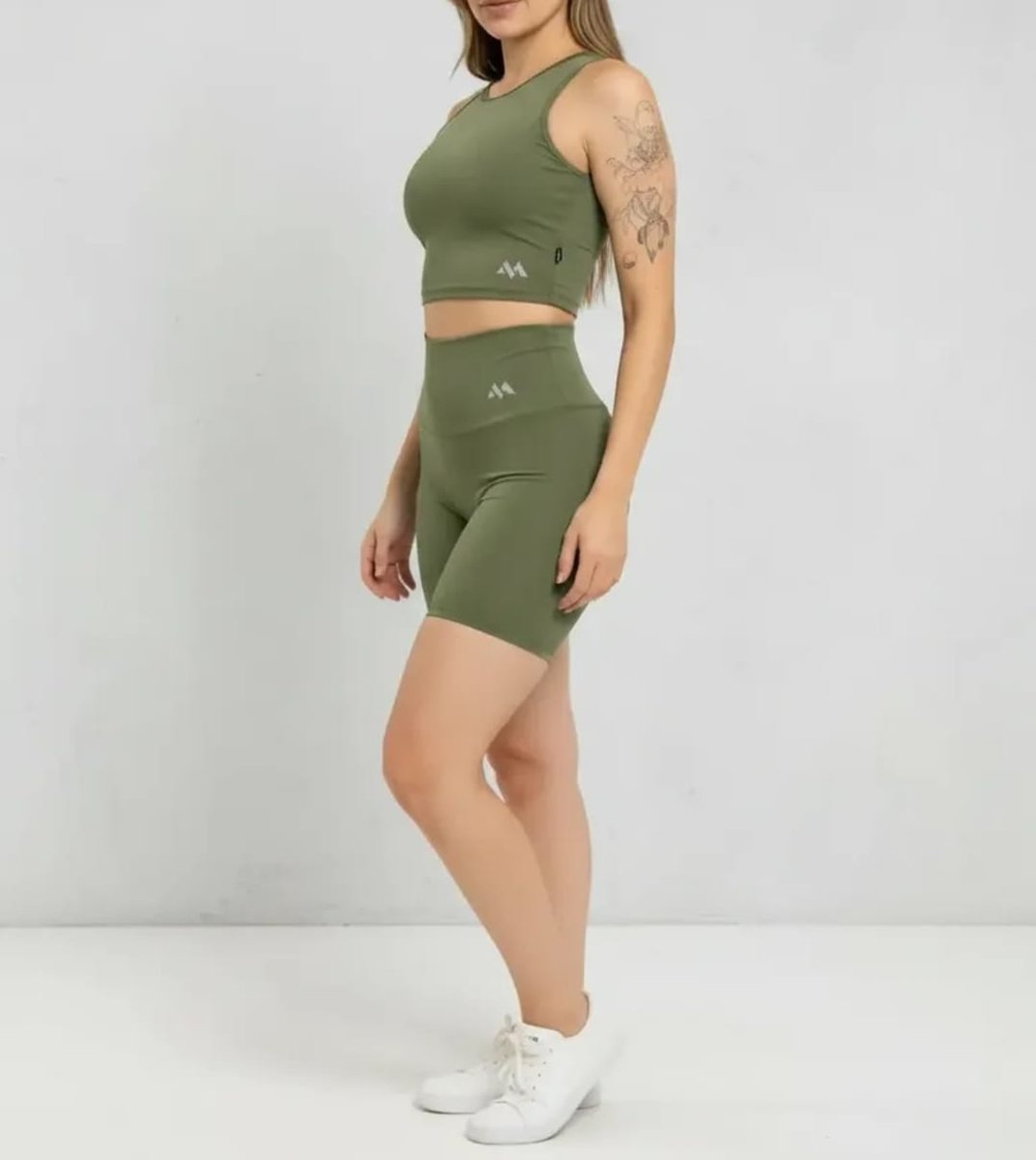 Conjunto Bermuda Feminino Academia Blackout Zero Transparenc