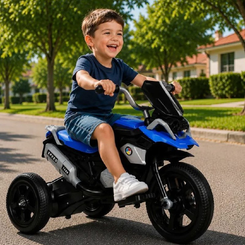 Triciclo Infantil Motoca de Passeio com Pedal 3 Rodas Brinquedo com Música