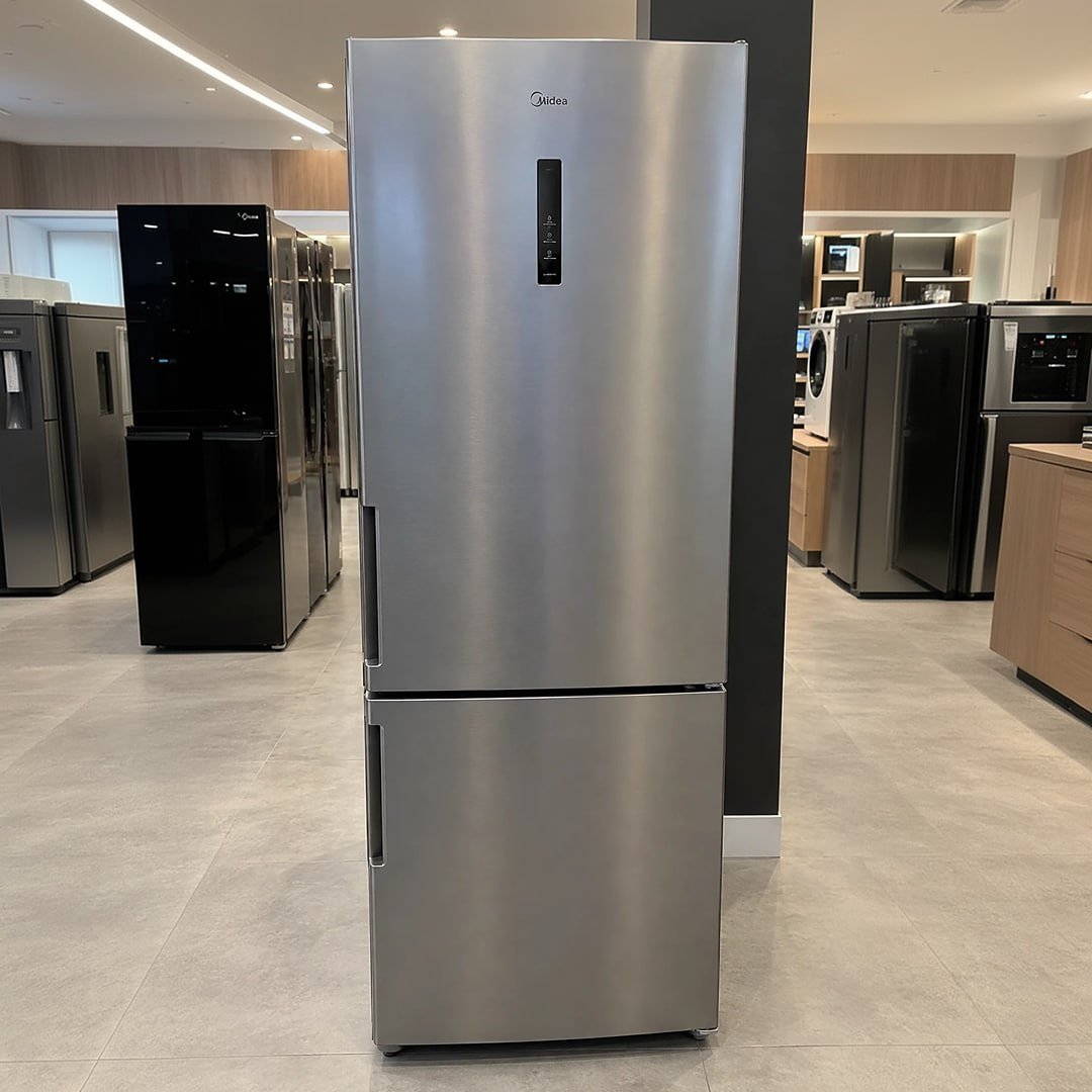 Geladeira Midea 416L MDRB593FGD463 Inox Bivolt