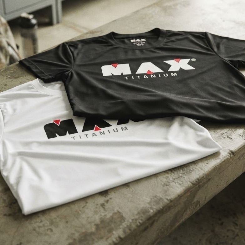 2 Camisetas Max Titanium Dry Fit (PP ao XXG)