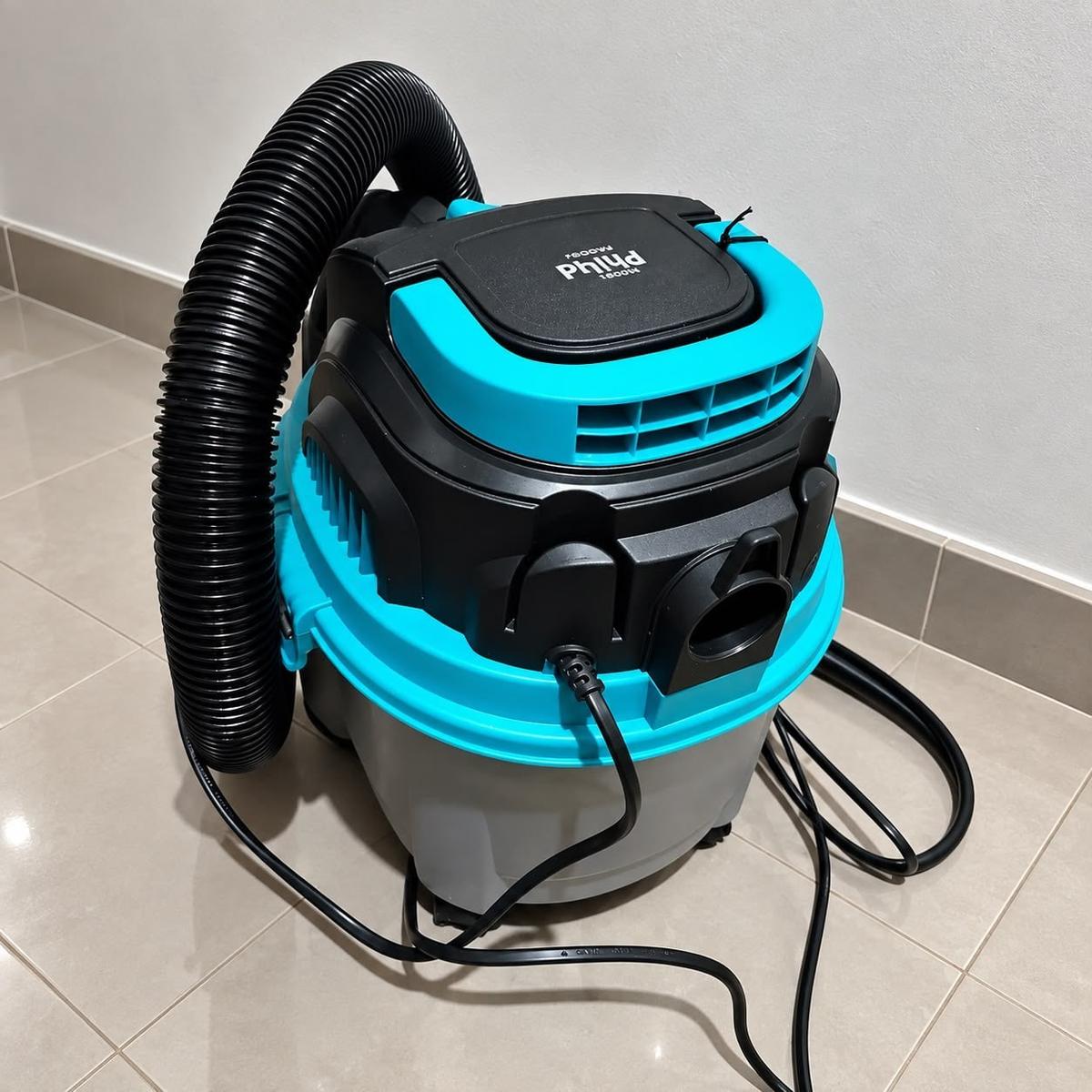 Aspirador De Po Pas08a Cinza Com Azul