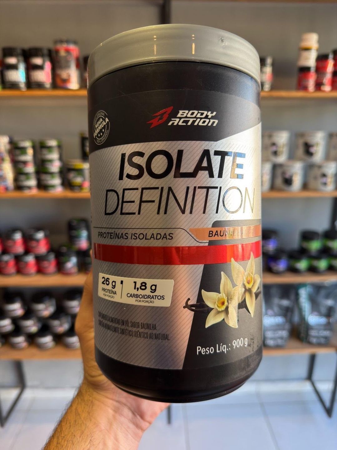 Whey Isolado Proteína 100% Isolada Body 900g Zero Açúcar