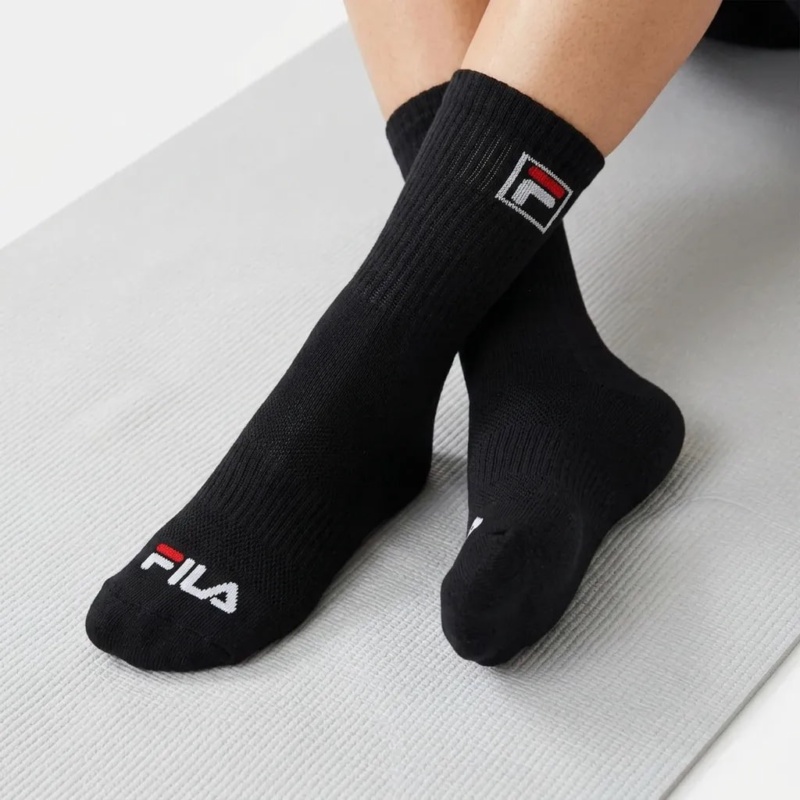 Kit 3 Pares Meia Fila Unisex Cano Alto Fbox