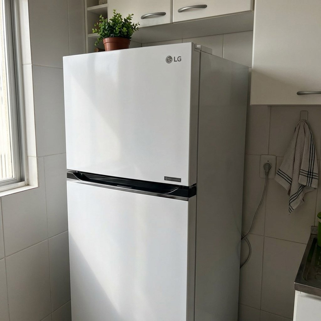 Geladeira LG Frost Free Inverter 395l Duplex GN-B392PQWB
