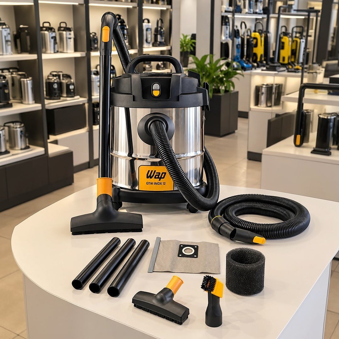 Aspirador De Pó E Água FW005041 Gtw Inox 12 1400W Wap Preto