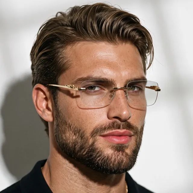 Óculos De Sol Retagular Masculino Feminino Hype Moda Tigre Transparente