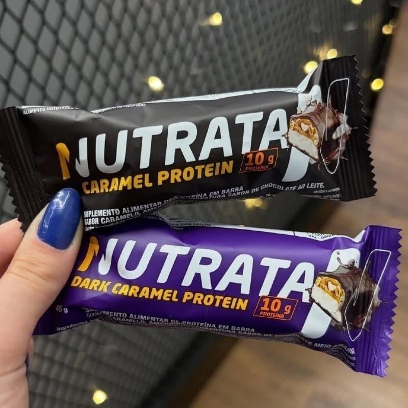 Display com 12 Unidades Nutrata Dark Caramel Protein 45g
