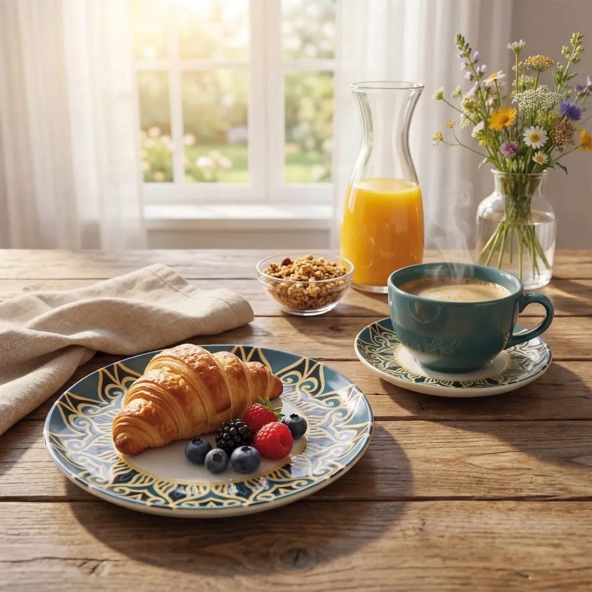 Ap. De Jantar 20pçs Gálata Decoração Com Relevo Flat Oxford