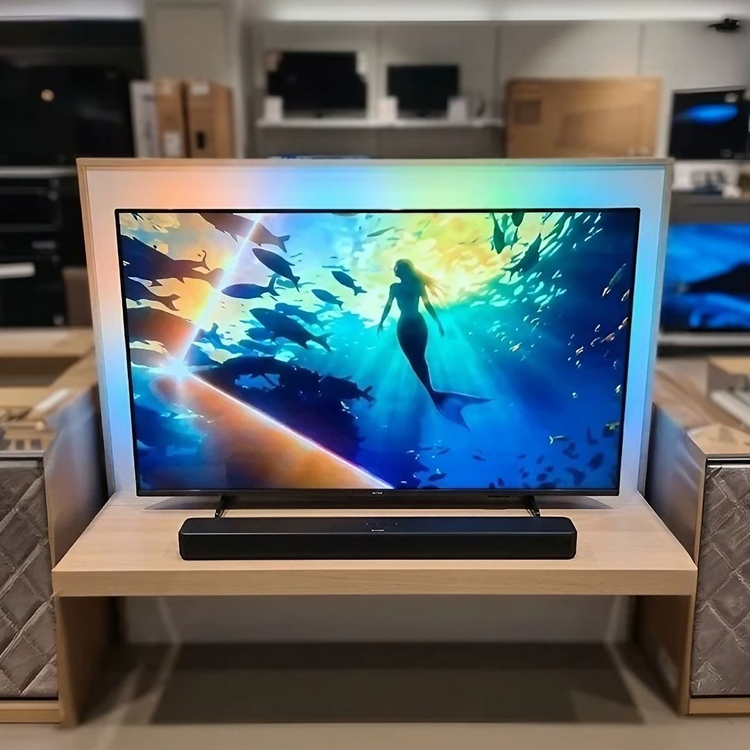 Philips Smart TV Ambilight 50" 4K 50PUG8100/78 + Soundbar TAB4000