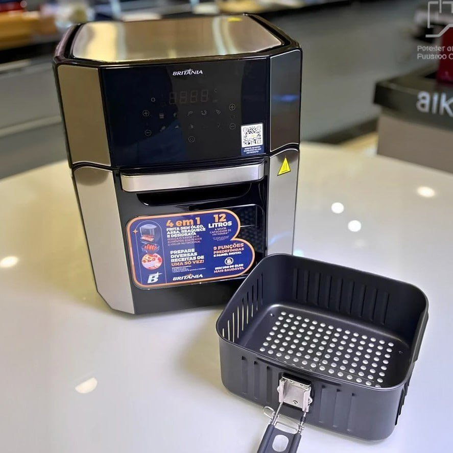 Fritadeira Air Fry Oven Bfr2100p 12 Litros 1800w Britânia 220v
