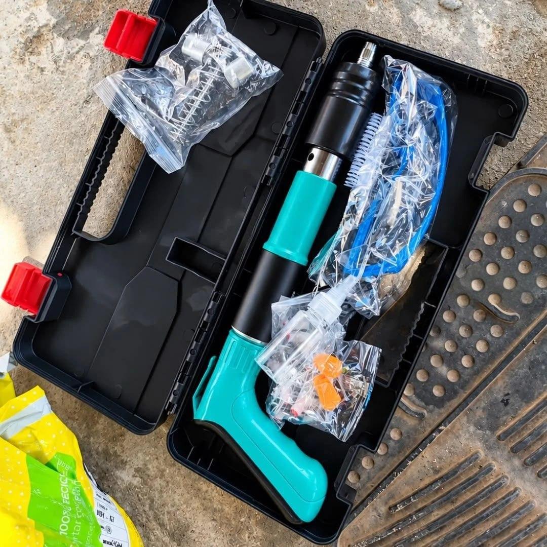 Fixador de Pinos Smarter Tools – Para Drywall, Gesso, Concreto e Aço com Maleta.