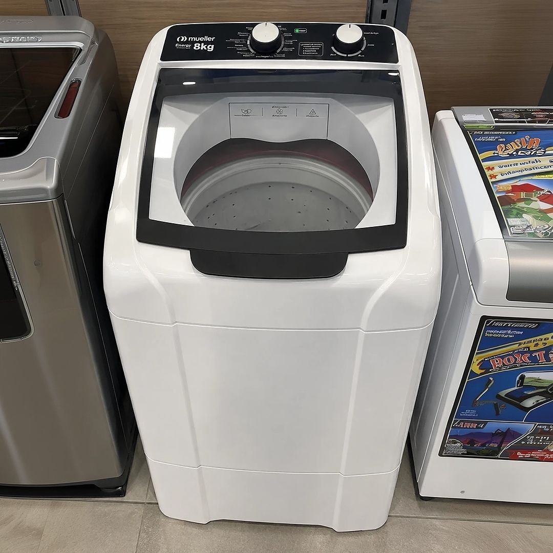 Mueller Lavadora de Roupas Energy 8kg lavadora de roupas branca 127V