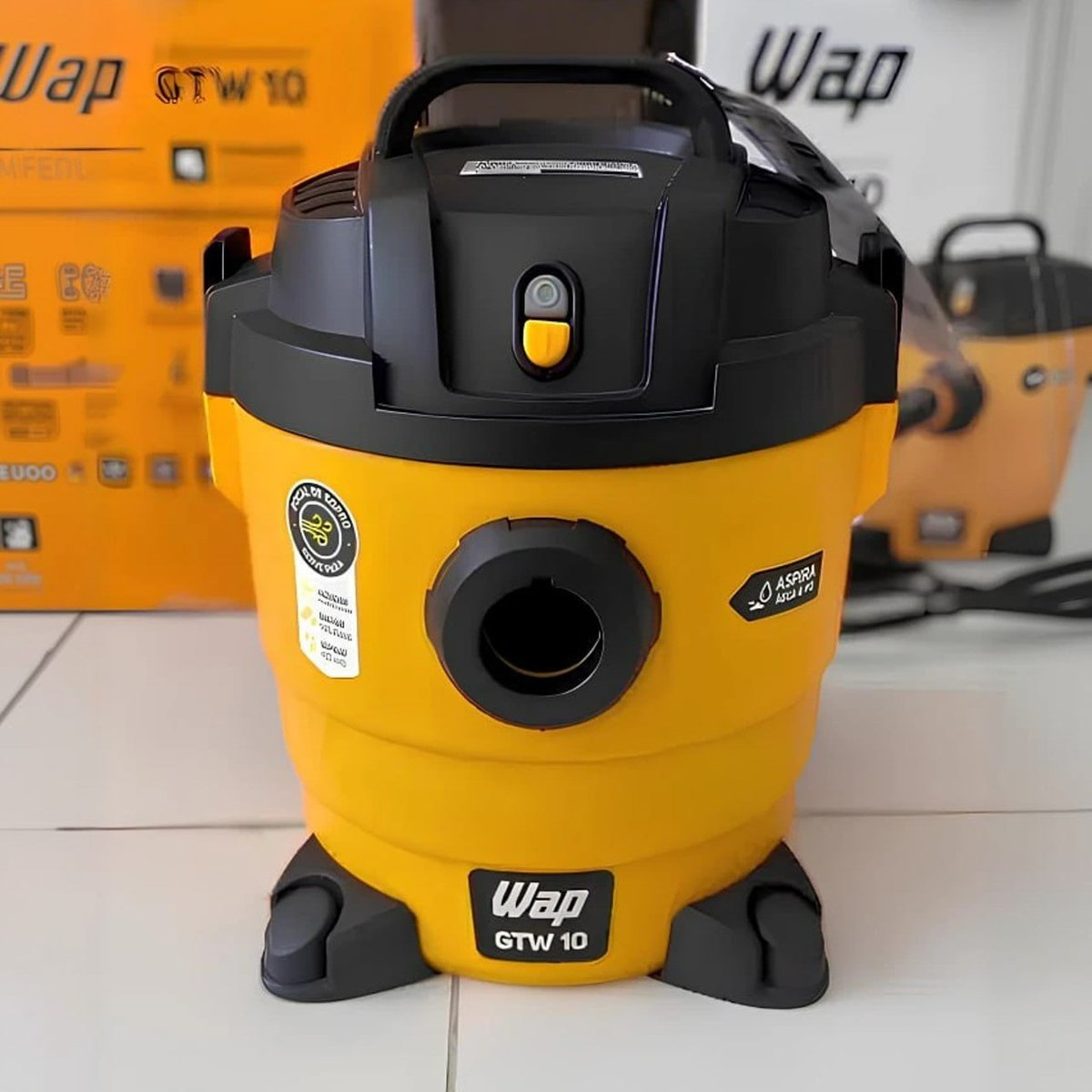 WAP Aspirador de Pó e Água GTW 10, Compacto, 10 Litros 140mbar 1400W 127V