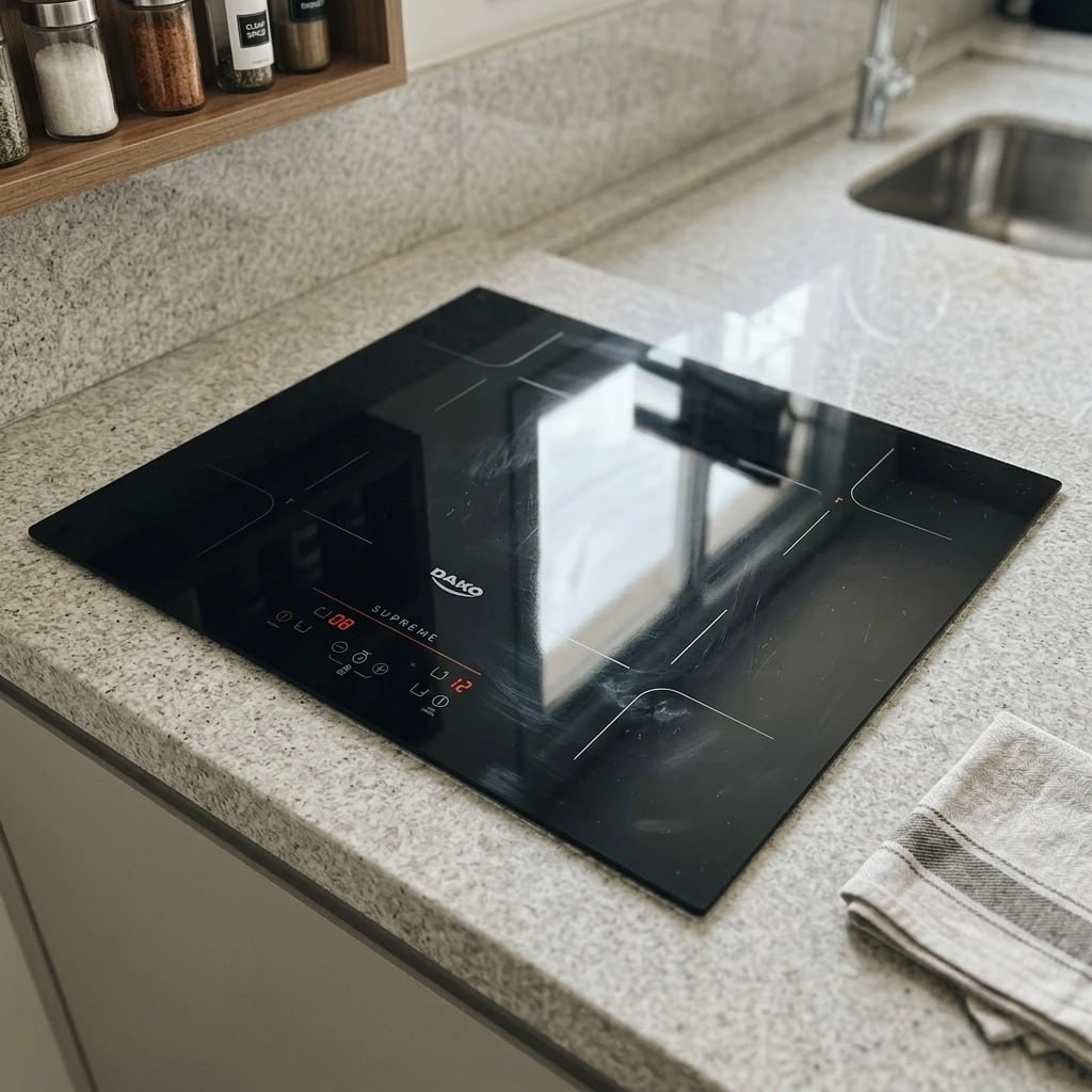 Cooktop de Indução 4 Bocas Dako Supreme Preto com Trava de Segurança 220V