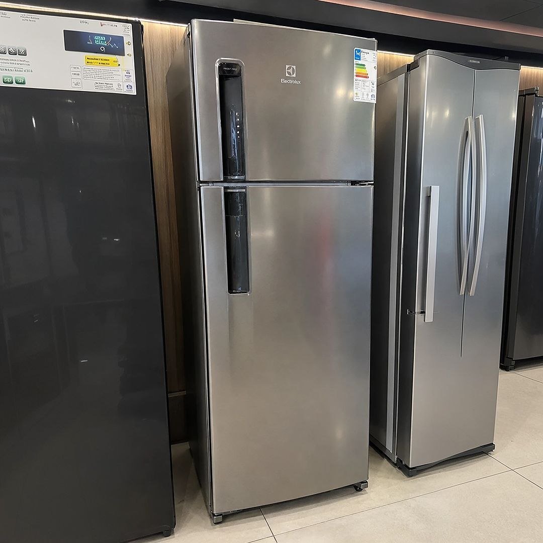 Geladeira Electrolux Frost Free 320L Duplex Inox Look (TF38S) 127V