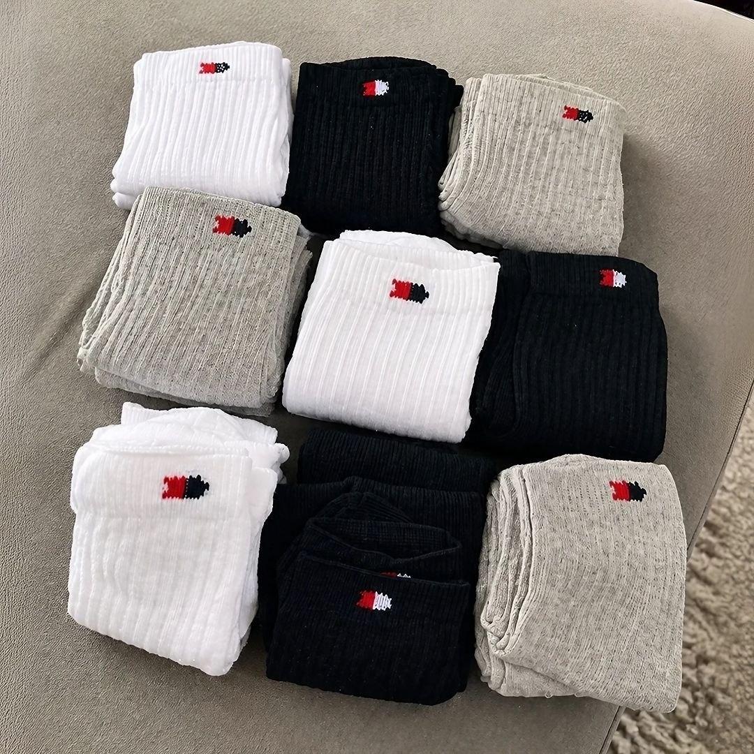 Kit 15 Pares Meias Sport Algodão Cano Médio Sandrini Confort