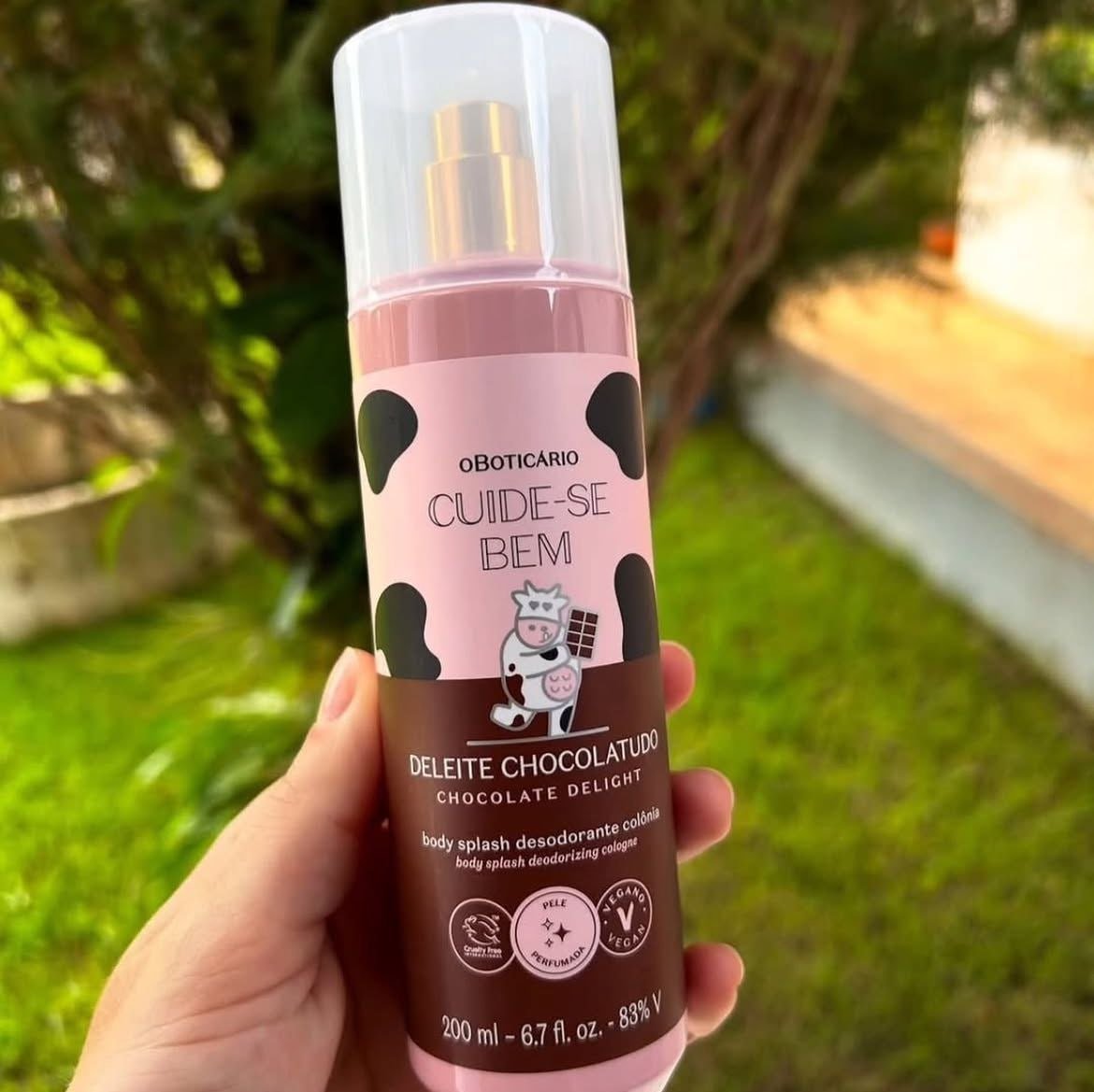 O Boticário Cuide-se Bem Body Splash Deleite Chocolatudo 200ml