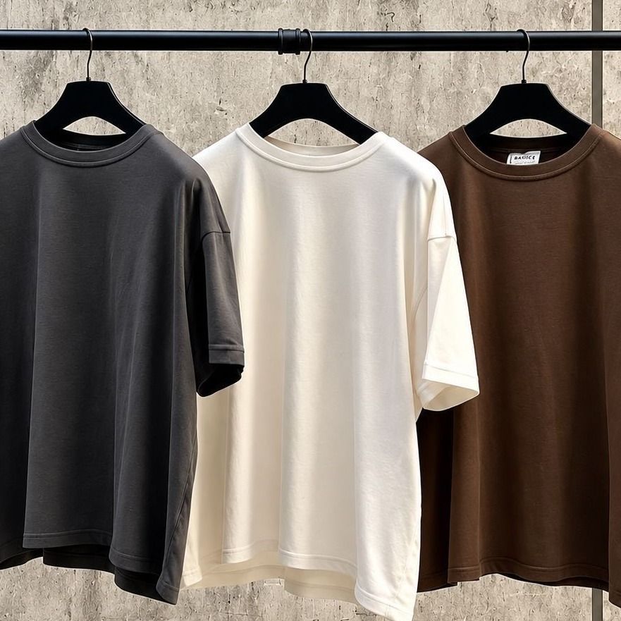 Kit 3 Camisetas Oversized Algodão Streetwear (P ao GG)