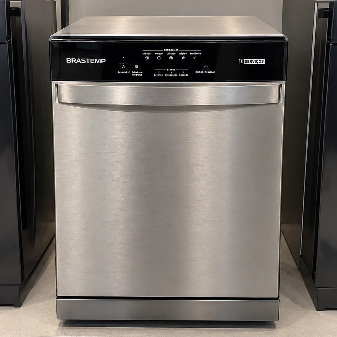 Lava Louças Brastemp 8 Serviços BLF08BS Cinza 220V