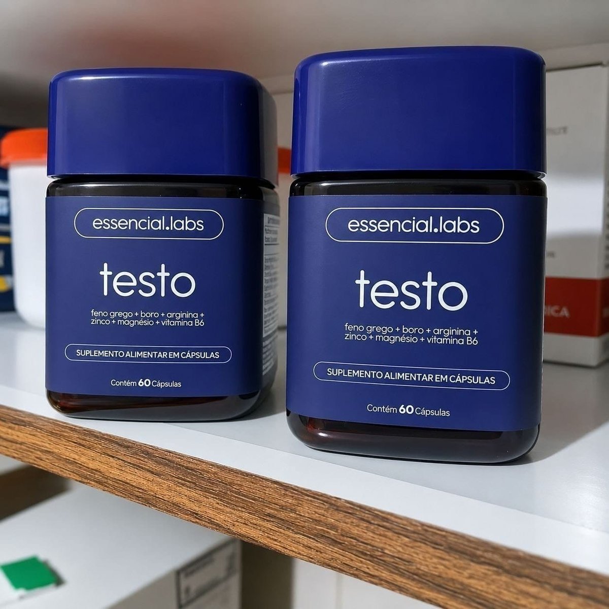 Precursor da Testosterona Testo Essencial 60 Cápsulas