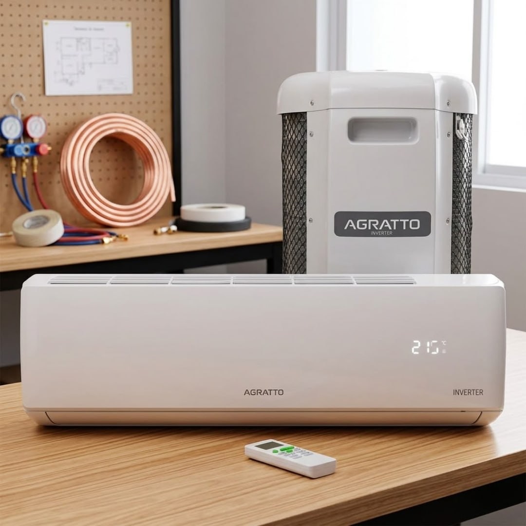 Ar Condicionado Split Hw Inverter Liv Top Agratto 9000 Btus Frio