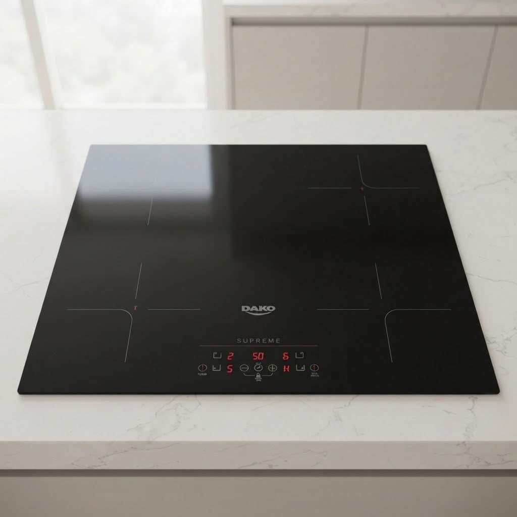 Cooktop de Indução 4 Bocas Dako Supreme Preto com Trava de Segurança