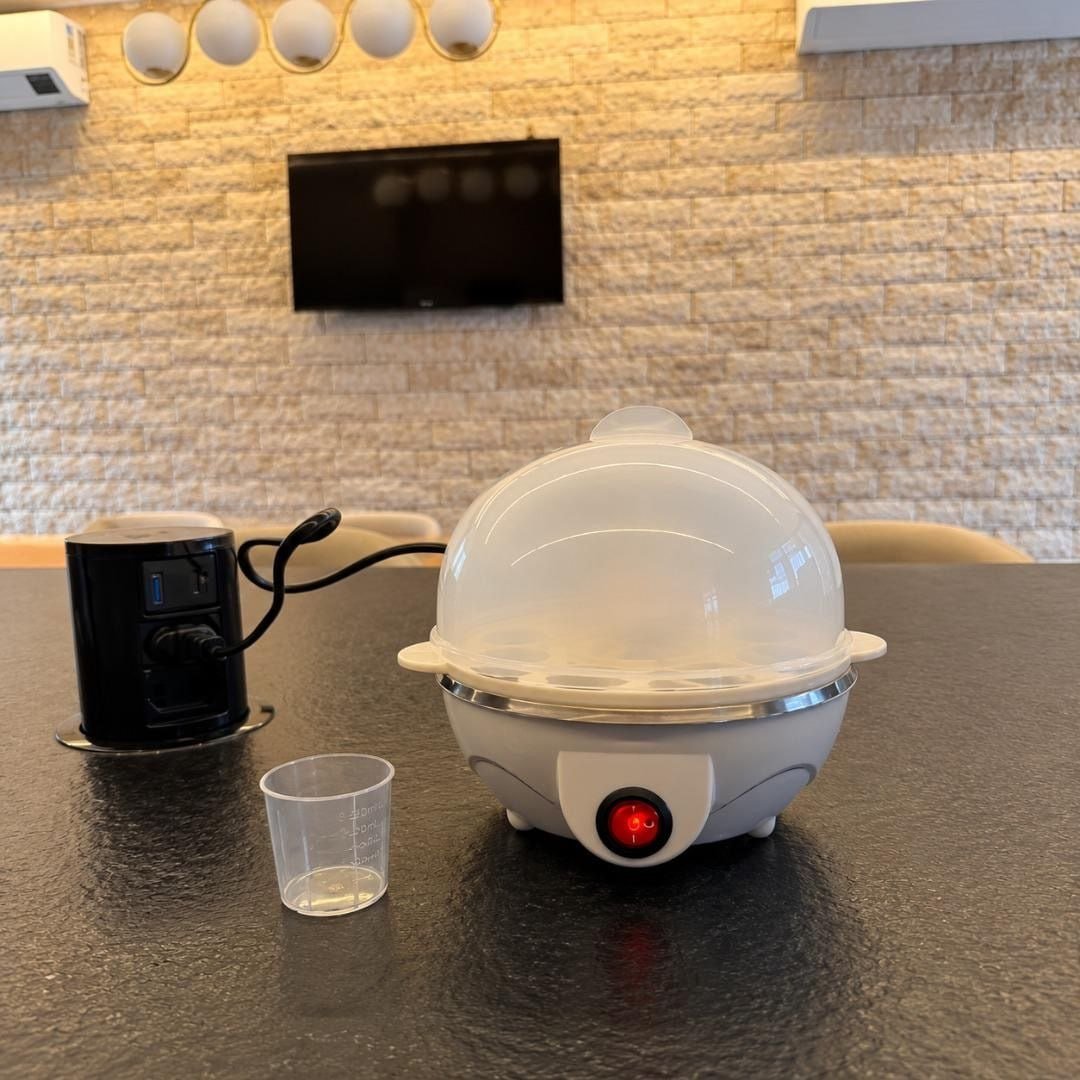 Cozedor Elétrico De Ovos A Vapor Portátil