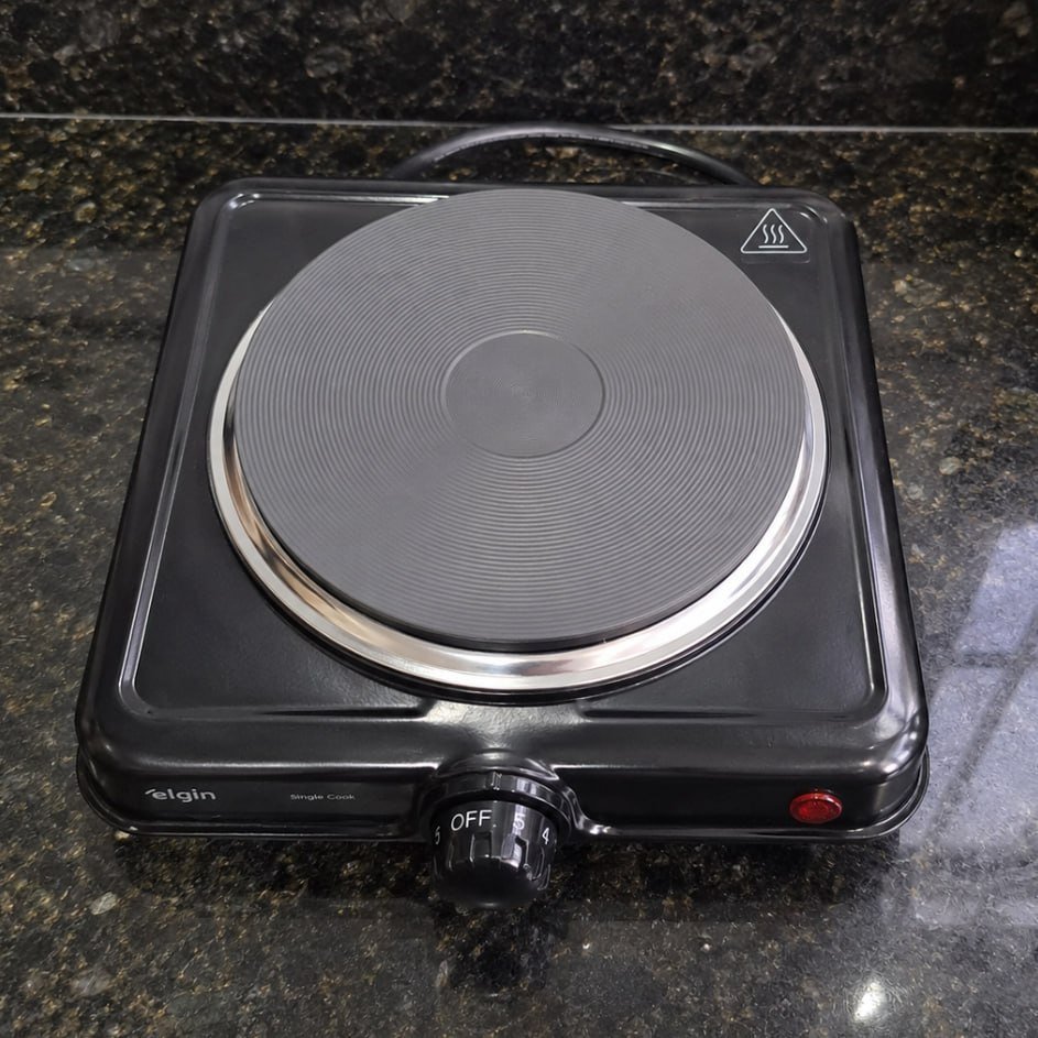 Fogão Elétrico Portátil Cooktop Elgin Single Cook 1 Boca - 220V