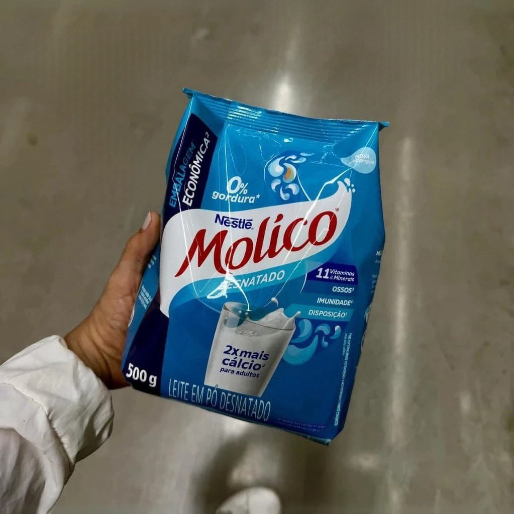 Molico Leite Em Pó Desnatado Total Cálcio 500G