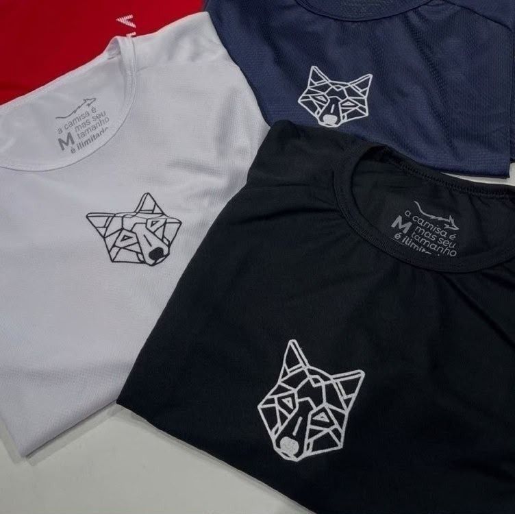 Kit 4 Camisetas Masculinas Dry Lobo Alpha (P ao XGG)