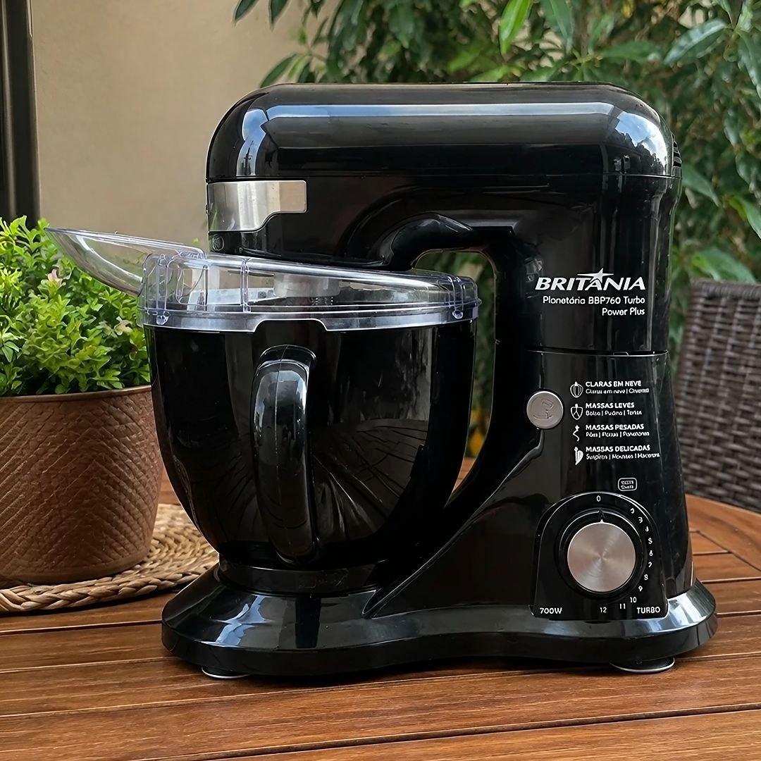 Britânia BBP760 Batedeira Planetária Power Plus, 12 Velocidades, 4.5L, 700W, 220V