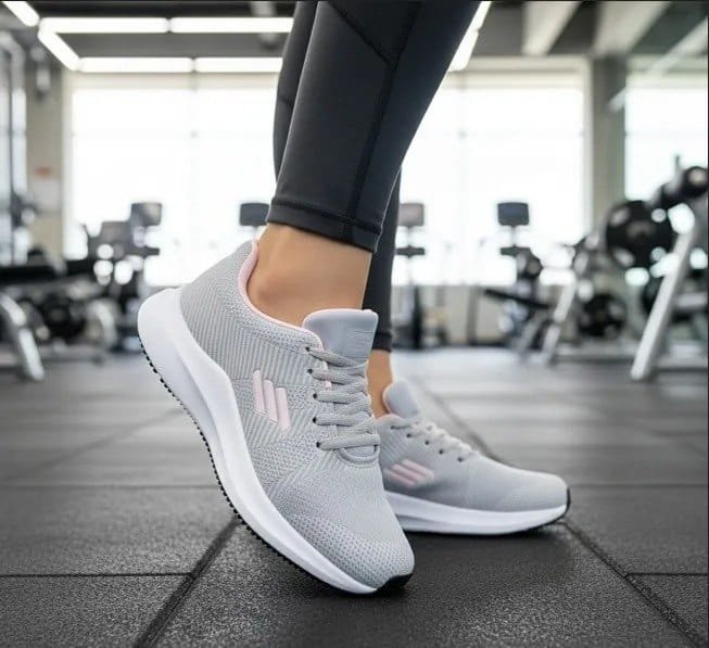 VARIAS CORES! Tênis Feminino Academia Treino O2x Original Ortopédico Cinza