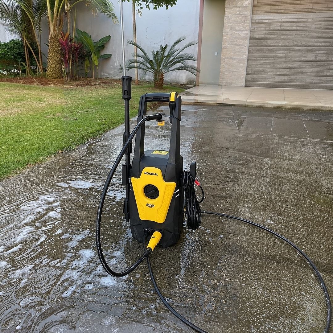 MONDIAL Lavadora de Alta Pressão Aqua Power I, Cinza/Amarelo, 1400W, 220V - LAP-01-GY